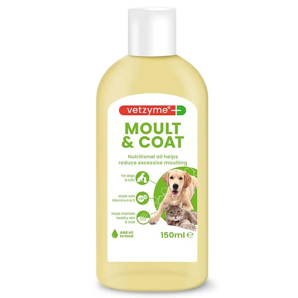 Vetzyme Moult & Coat Oil New Bottle 1080 Vetzyme Moult & Coat Oil New Bottle 1080