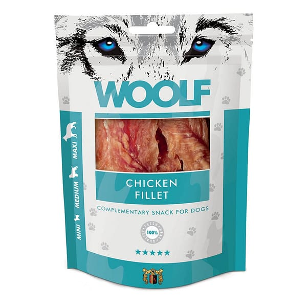 Pack of Woolf Chicken Fillet dog treats