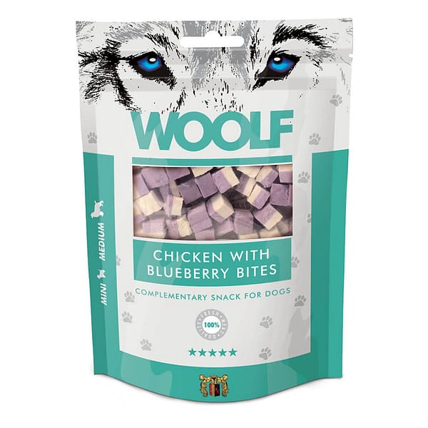 Woolf Dog Snacks in pack