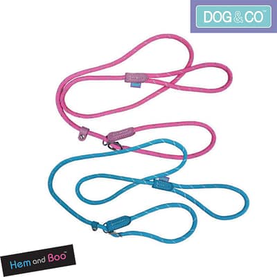 Pink and Blue Reflective Slip Leads