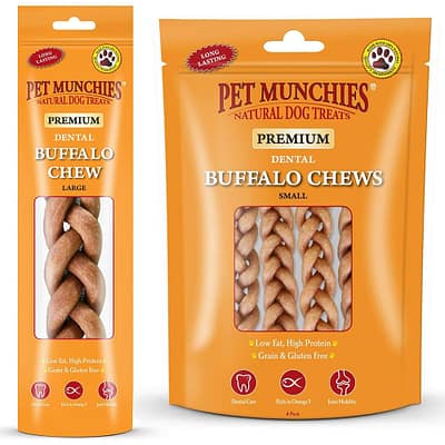 Pet Munchies Buffalo Chew Dog Dental Treat