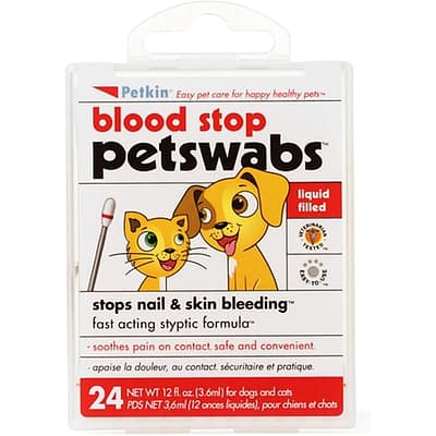 Petkin Blood Stop Pet Swabs