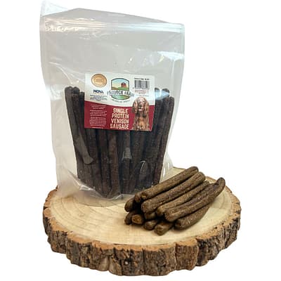 Venison Sausages Single Protein Dog Treat