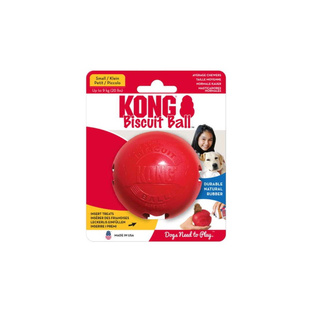 KONG Biscuit Ball Small 2 KONG Biscuit Ball Small - Image 2