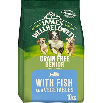 James Wellbeloved Grain Free Senior Dry Dog Food 10kg