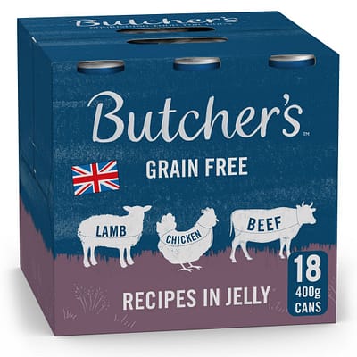 Butchers Recipes in Jelly Grain Free Cans