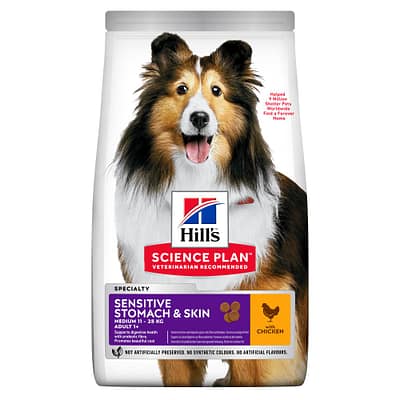 Hill's Science Plan Adult Sensitive Stomach & Skin Dog Food Chicken