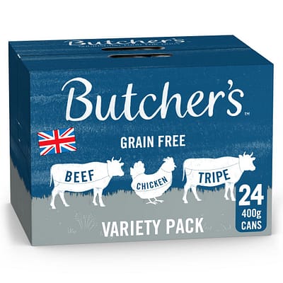 Butchers Grain Free Variety Pack Cans 400g 24pack