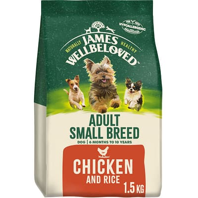 James Wellbeloved Adult Small Breed Dry Dog Food Chicken & Rice