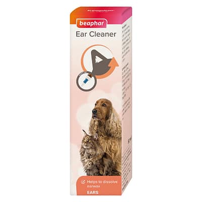 Pack of ear cleaner for cats and dogs