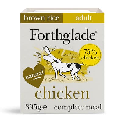Forthglade Complete Meal Adult Chicken with Brown Rice & Vegetables 395g 18pack