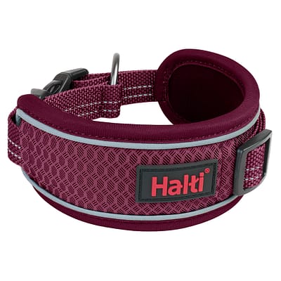 Halti Anatomy Wide Dog Collar in Magenta