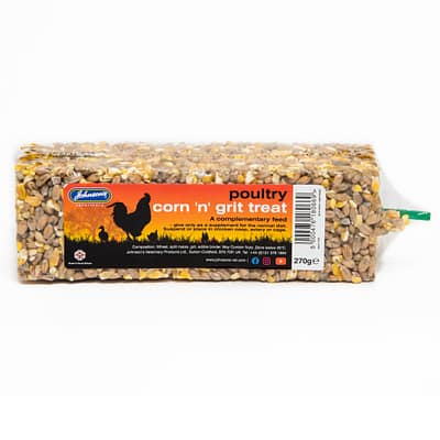 Johnson's Poultry Corn 'N' Grit Treat 270g