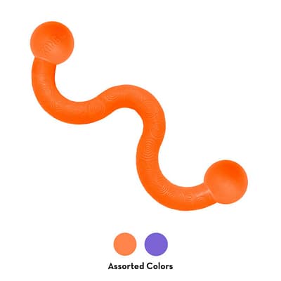 KONG Wavy orange stick dog toy