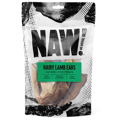 NAW Hairy Lamb Ears 100g Natural Dog Treats