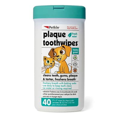 Petkin Plaque Toothwipes