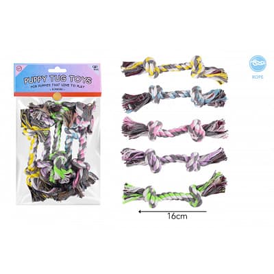 Puppy Tug Ropes 5 Pack