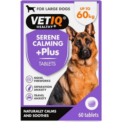 VetIQ Serene Calming +Plus Tablets for Dogs 20-60kg