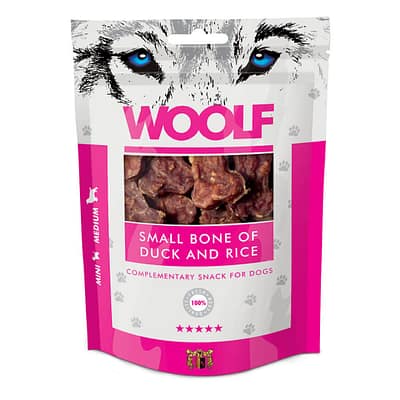 Woolf Small Bone of Duck and Rice Dog Snacks