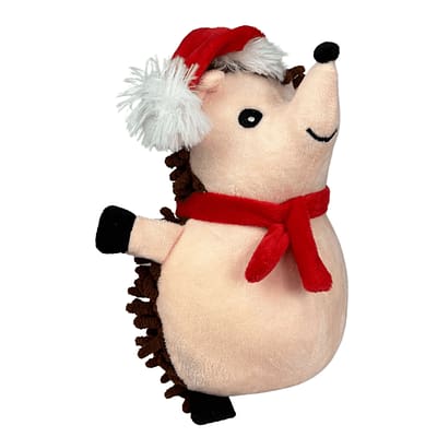 aniMate Festive Noodle Hedgehog Dog Toy
