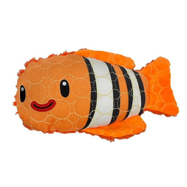 BiteForce Durable Dog Toy Clown Fish 1080 Clown Fish Dog Toy